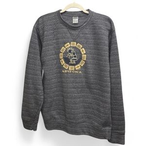 Angderson Arizona Graphic Sweatshirt Small Oversized Gray Heavyweight Crewneck